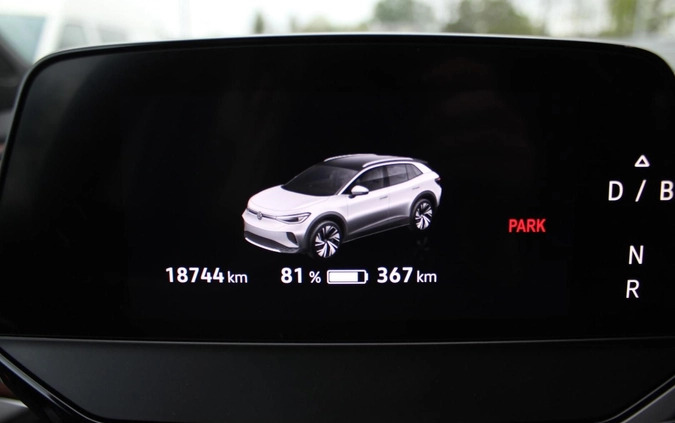 Volkswagen ID.4 cena 149900 przebieg: 18744, rok produkcji 2022 z Krzepice małe 742